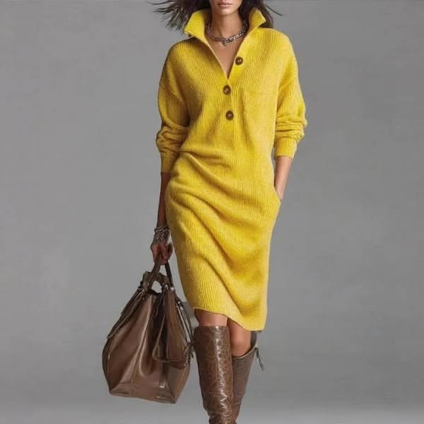 Damaris™ - Elegant Knit Dress