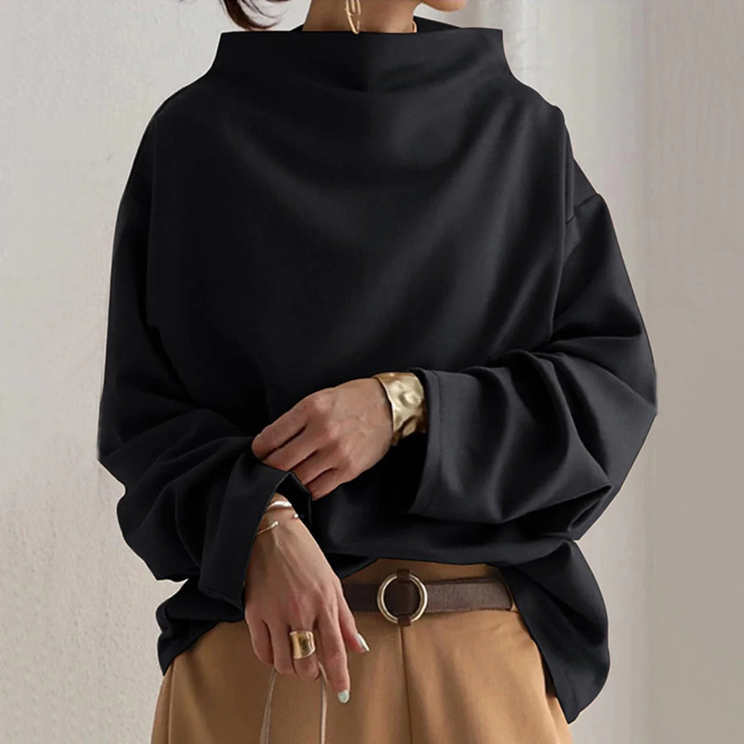 Lisa™ - High-Neck Casual Top