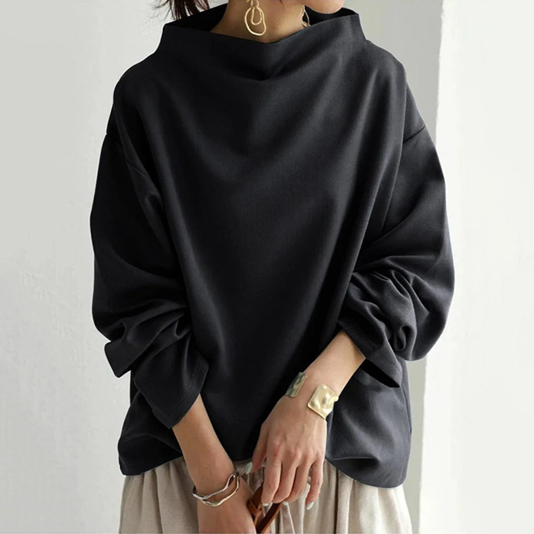 Lisa™ - High-Neck Casual Top