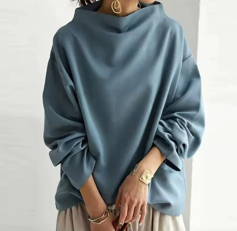 Lisa™ - High-Neck Casual Top