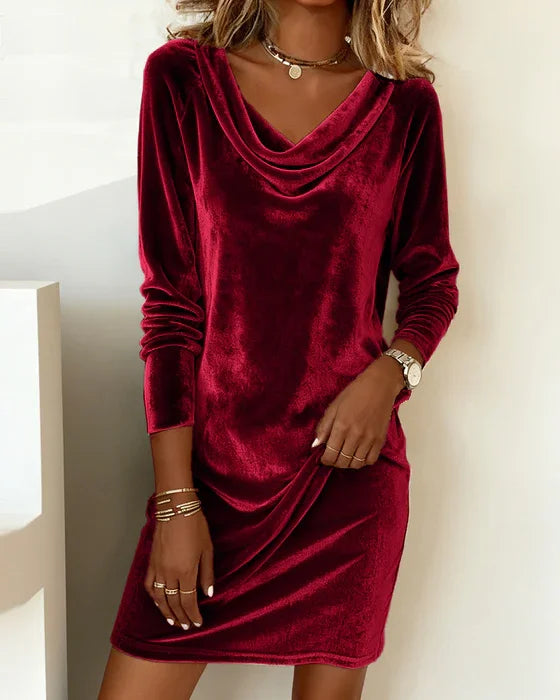 Frosina™ - Loose Fitting Velvet Dress