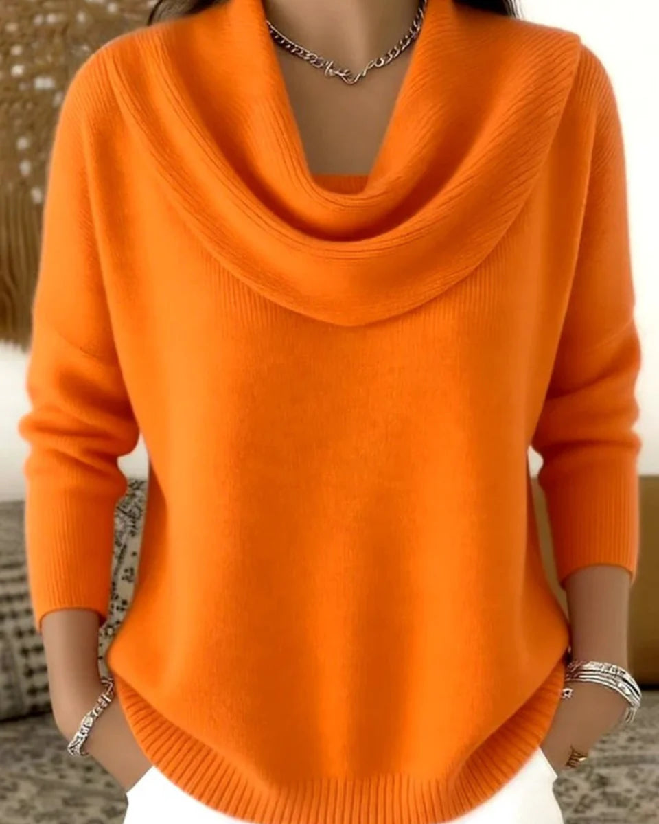 Giulia™ - Cozy Ruffle Neck Sweater