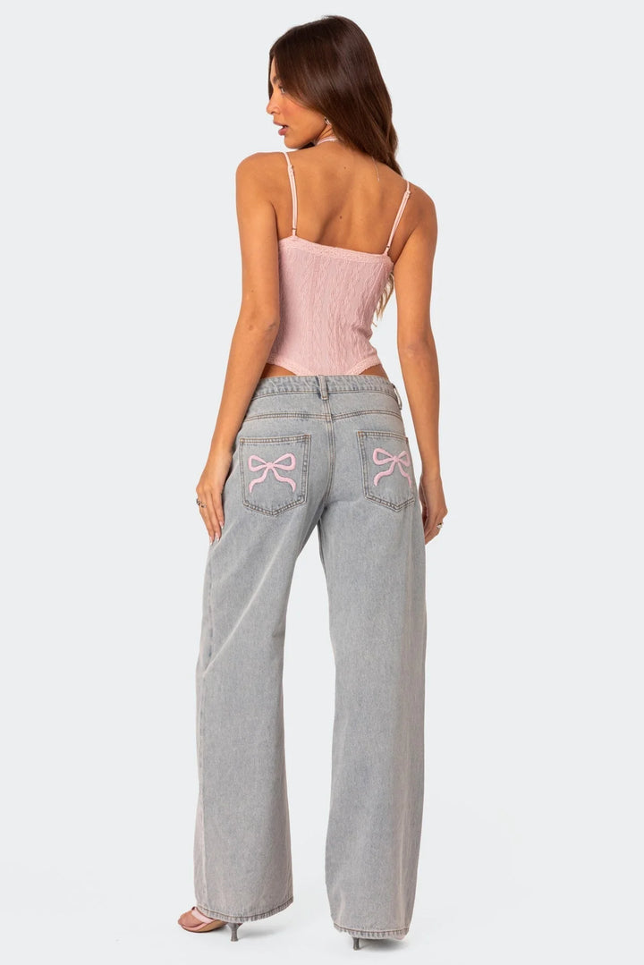 Hope™ - Cute Bow Jeans