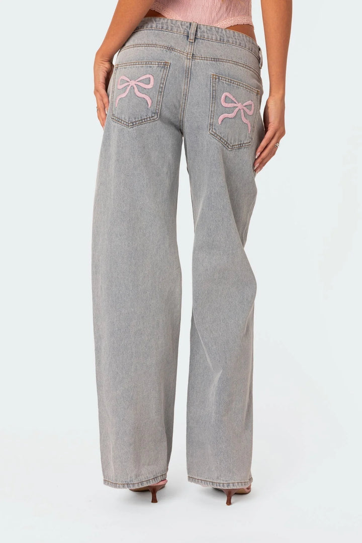 Hope™ - Cute Bow Jeans