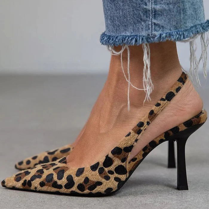 Maria™ -  Pointed Toes Slingback Heels