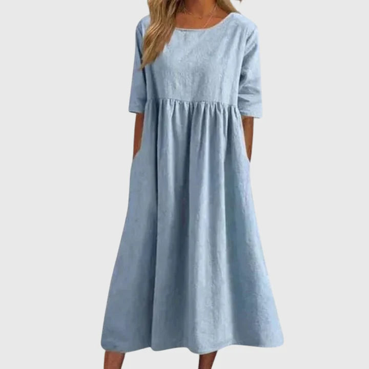 Haisley™ - Elegant Short-Sleeved Dress