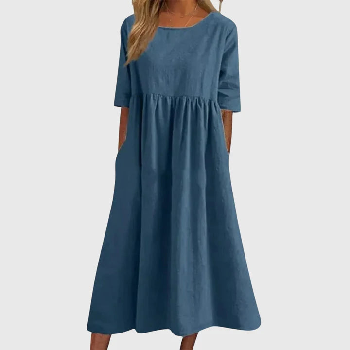 Haisley™ - Elegant Short-Sleeved Dress