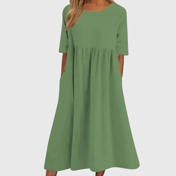 Haisley™ - Elegant Short-Sleeved Dress