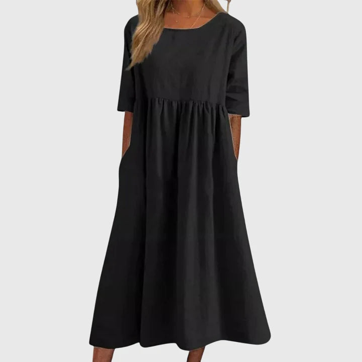 Haisley™ - Elegant Short-Sleeved Dress
