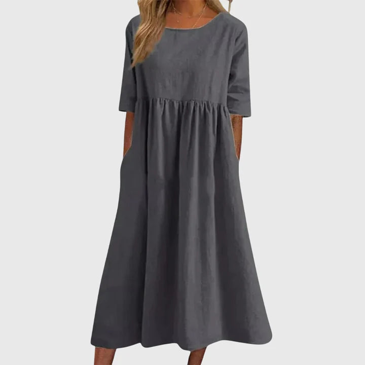 Haisley™ - Elegant Short-Sleeved Dress